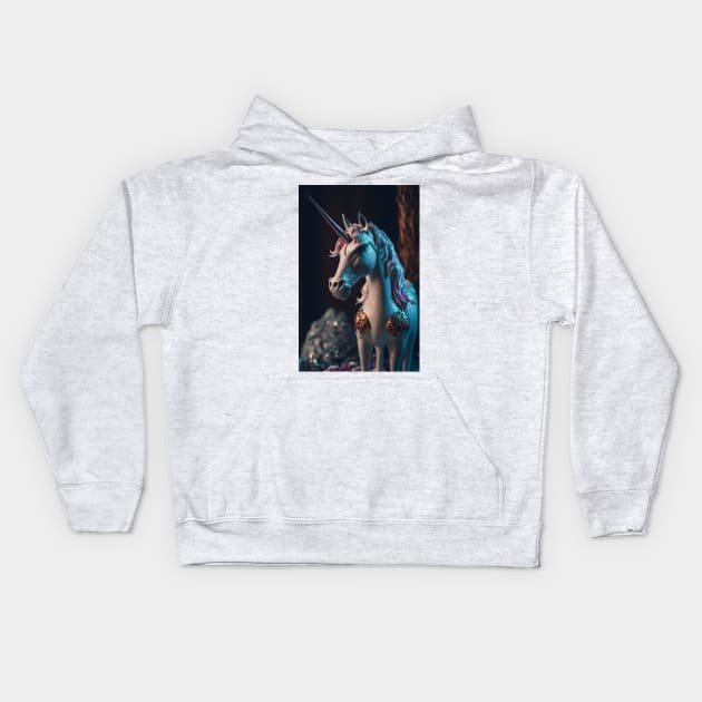 The Last Unicorn Kids Hoodie by JigglePeek